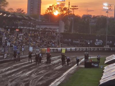 Start meczu żużlowym Orlen Oil Motor Lublin - Innpro Row Rybnik.