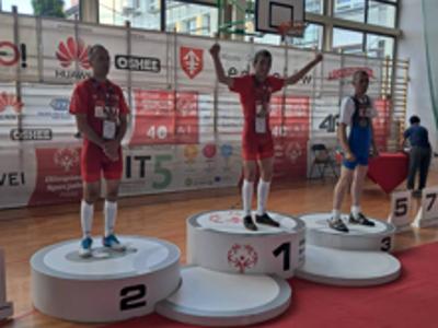 Nasi mieszkańcy podczas zawodów XIV Ogólnopolskim Mityngu Trójboju Siłowego Olimpiad Specjalnych