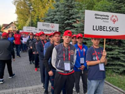Nasi mieszkańcy podczas zawodów XIV Ogólnopolskim Mityngu Trójboju Siłowego Olimpiad Specjalnych