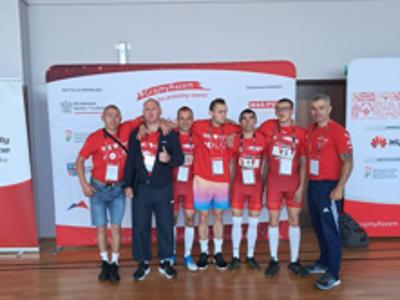 Nasi mieszkańcy podczas zawodów XIV Ogólnopolskim Mityngu Trójboju Siłowego Olimpiad Specjalnych