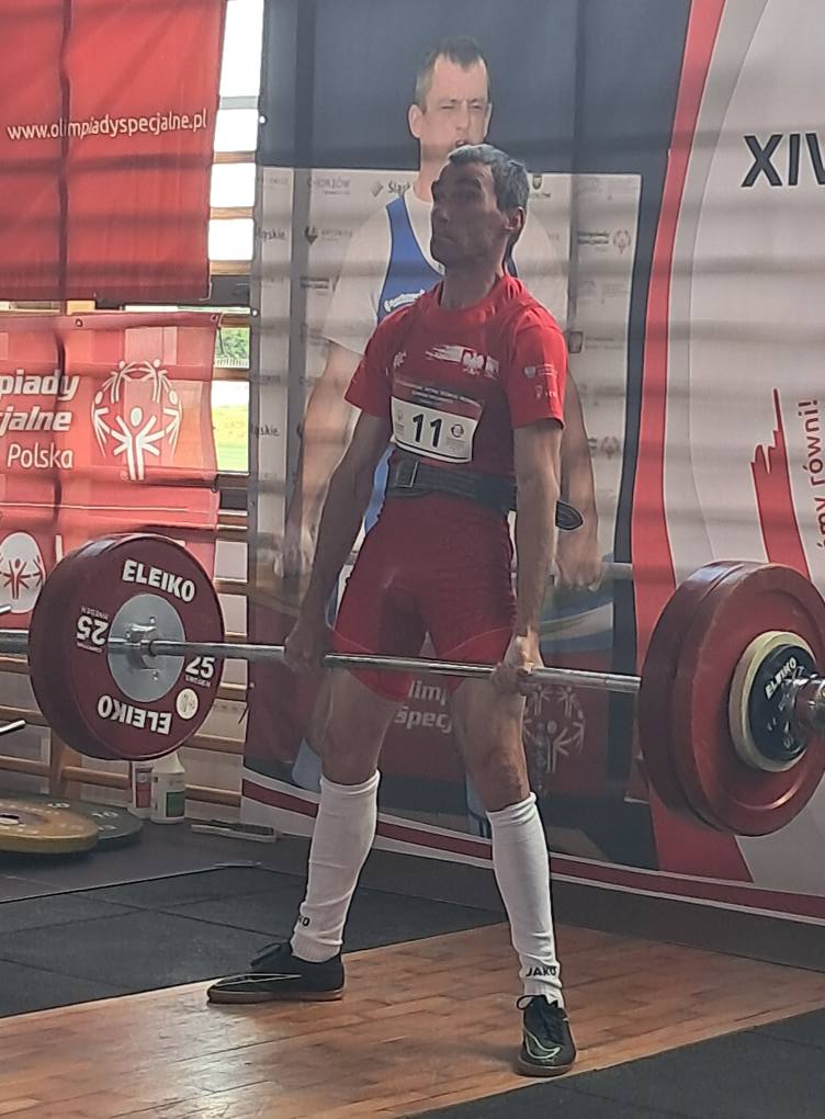 Nasi mieszkańcy podczas zawodów XIV Ogólnopolskim Mityngu Trójboju Siłowego Olimpiad Specjalnych