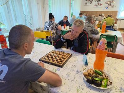 Turniej Warcabowy w filii w Bzowcu