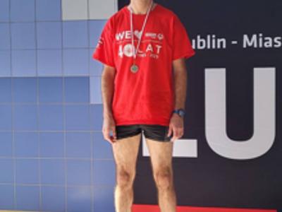 Nasz mieszkaniec na podium.