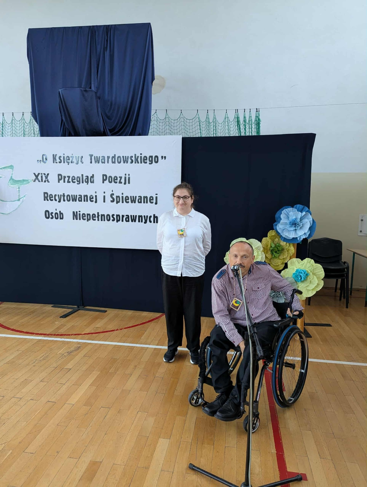 Przeglądzie Poezji Recytowanej i Śpiewanej Osób Niepełnosprawnych „O Księżyc Twardowskiego”.