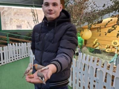 Nasi mieszkańcy podczas wycieczki do Ogrodu Zoologicznego w Borysewie.