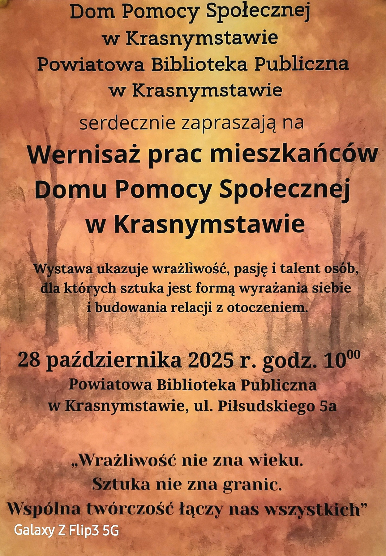 Wernisaż prac mieszkańców