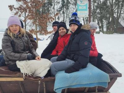 W dniu dzisiejszym odbył się kulig, było super.