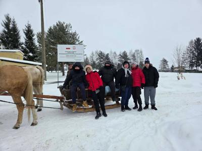 W dniu dzisiejszym odbył się kulig, było super.