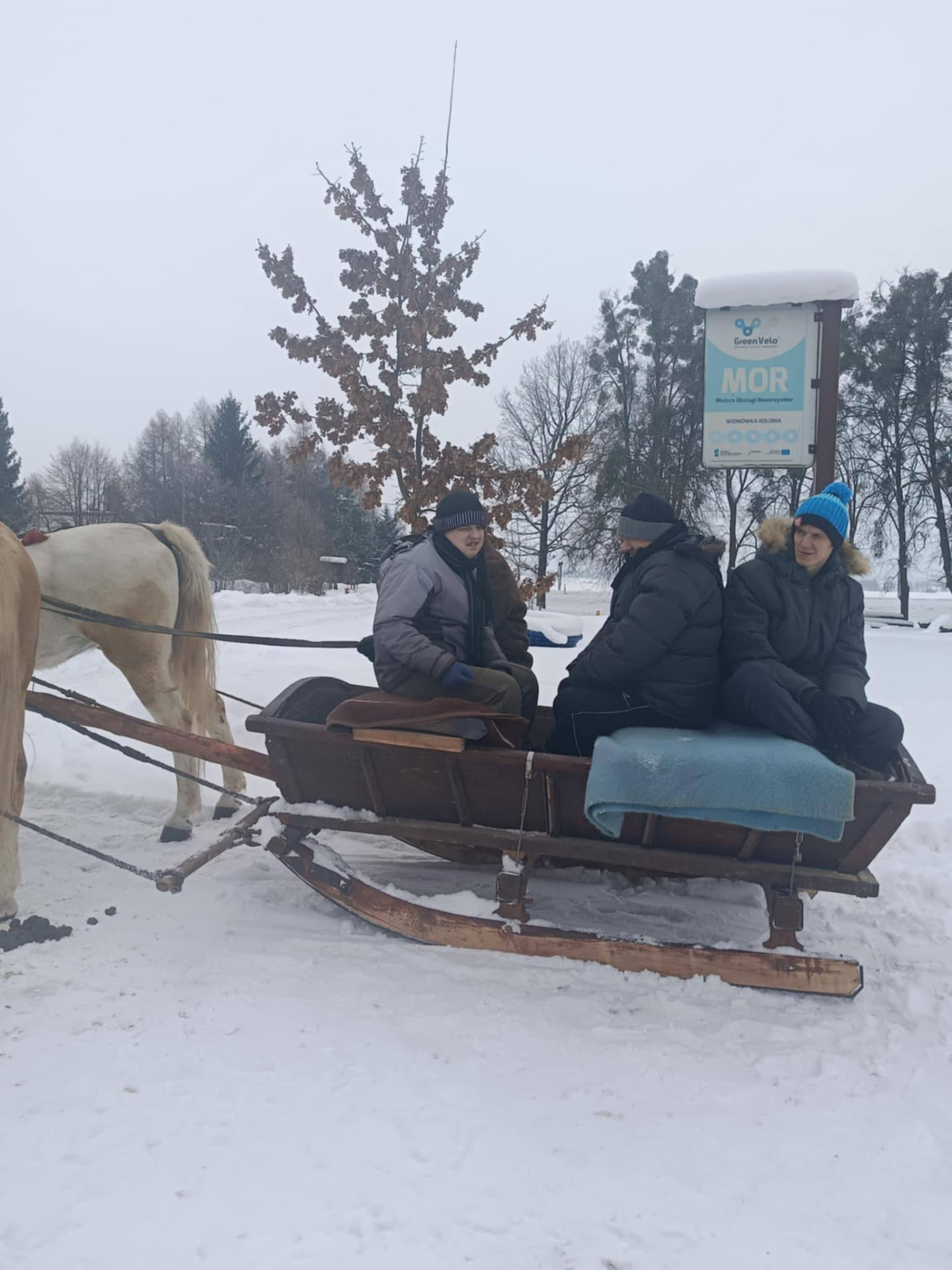 W dniu dzisiejszym odbył się kulig, było super.