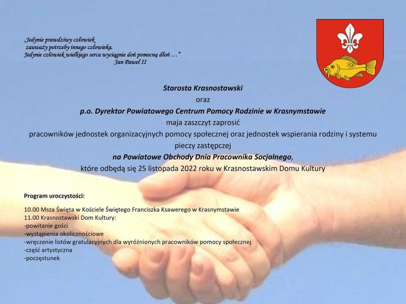 POWIATOWE OBCHODY DNIA PRACOWNIKA SOCJALNEGO