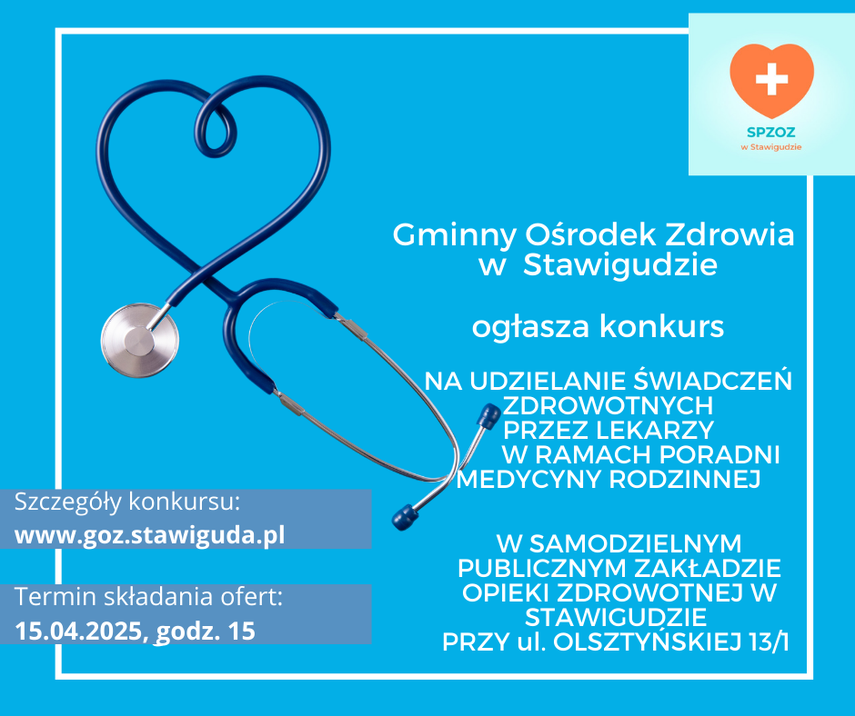 Konkurs  na udzielanie świadczeń zdrowotnych  przez lekarzy