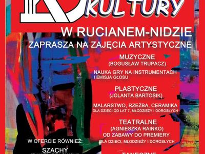 Dom Kultury w Rucianem-Nidzie zaprasza
