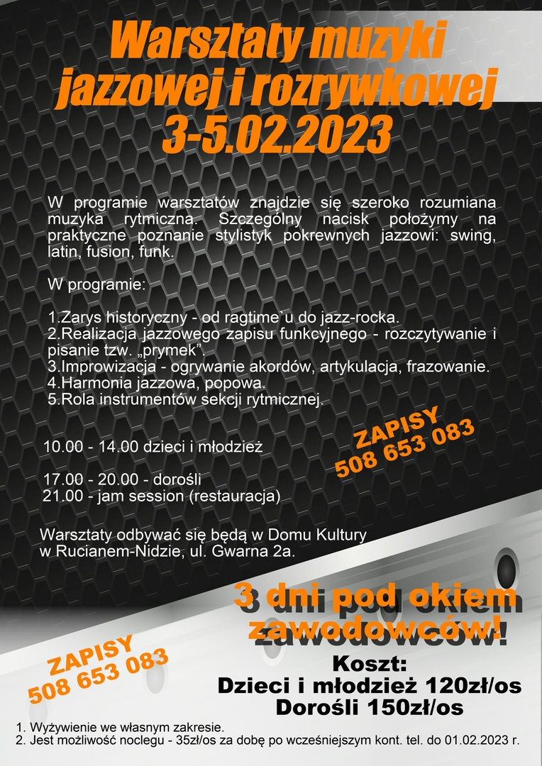 warsztaty jazzowe