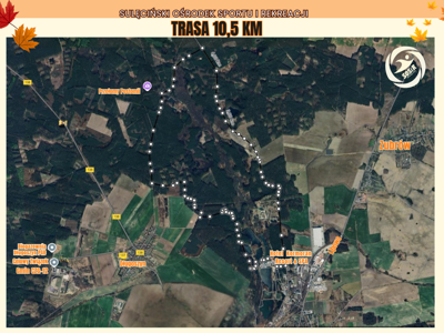 Mapa Trasy Jesienny Nordic Walking