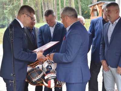 wręczenie podziękowań