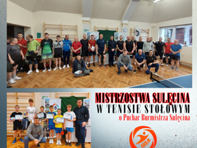 MISTRZOSTWA SULĘCINA W TENISIE STOŁOWYM