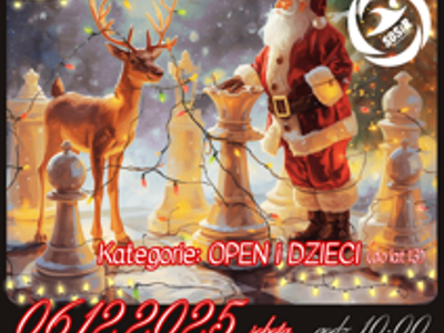 PLAKAT XXI MIKOŁAJKOWY TURNIEJ SZACHOWY