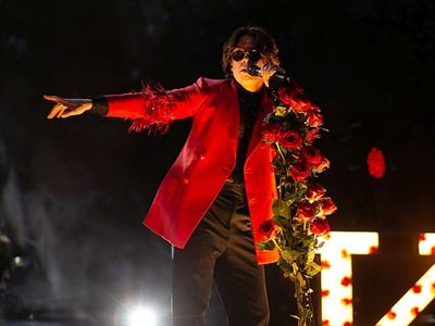 Dawid Kwiatkowski na scenie - finał Dni Sulechowa 2022