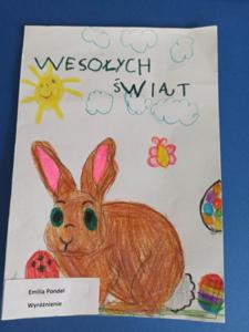 plansza wystawy pokonkursowej - kartki świąteczne wielkanocne
