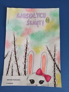 plansza wystawy pokonkursowej - kartki świąteczne wielkanocne