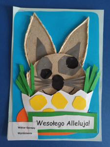 plansza wystawy pokonkursowej - kartki świąteczne wielkanocne
