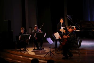 Koncert Zbigniewa Raubo z kwartetem smyczkowym podczas XIV Festiwalu Muzyki Fryderyka Chopina w Sulechowie