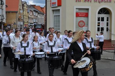 Przemarsz orkiestr ulicami Sulechowa