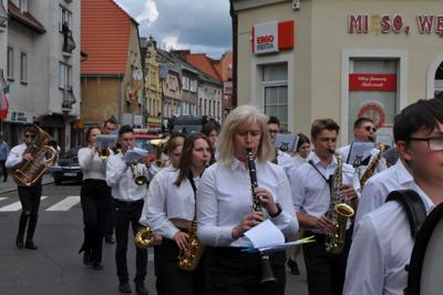 Przemarsz orkiestr ulicami Sulechowa