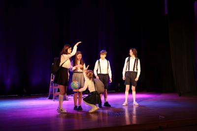 Fragment występu teatralnego w ramach LKA Finał Wojewódzki TEATR 2024