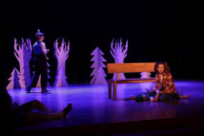 Fragment występu teatralnego w ramach LKA Finał Wojewódzki TEATR 2024