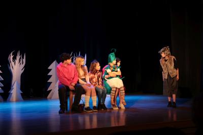 Fragment występu teatralnego w ramach LKA Finał Wojewódzki TEATR 2024
