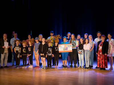 Zdjęcie grupowe - wręczenie nagród - Lubuskie Konfrontacje Artystyczne TEATR