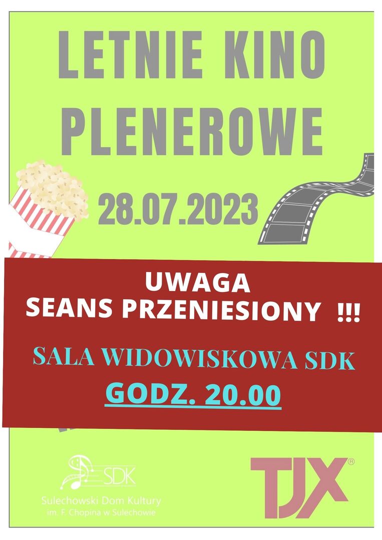 plakat kina plenerowego