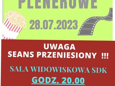 plakat kina plenerowego