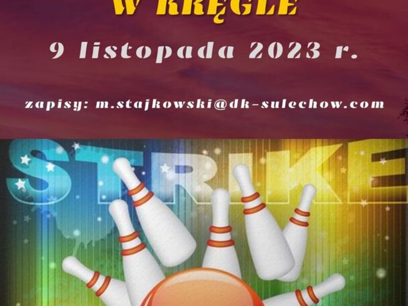 ZAWODY W KRĘGLE