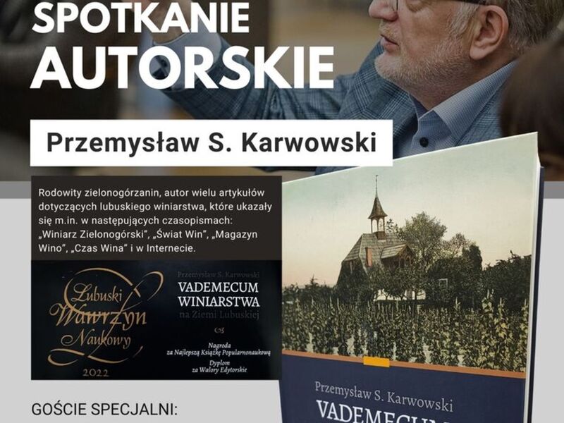 plakat Spotkanie autorskie