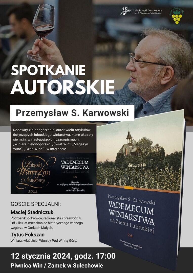 plakat Spotkanie autorskie
