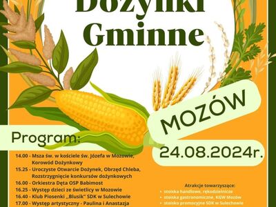 Dożynki Gminne plakat