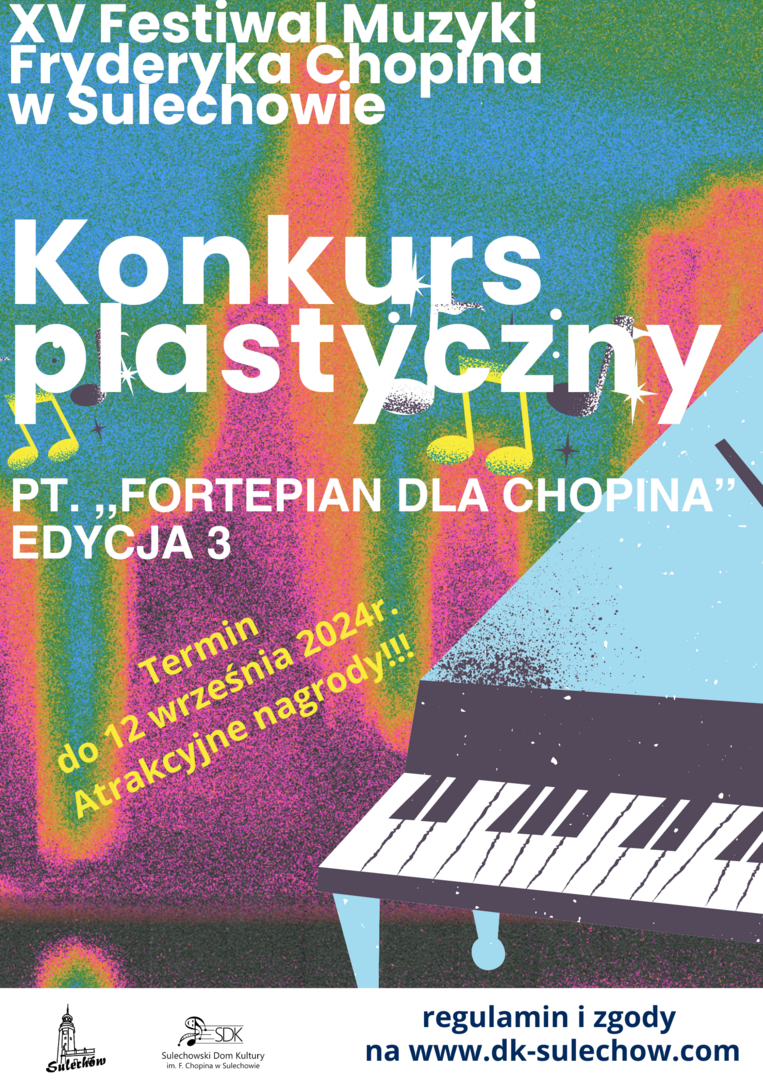 Plakat konkursu Fortepian dla Chopina