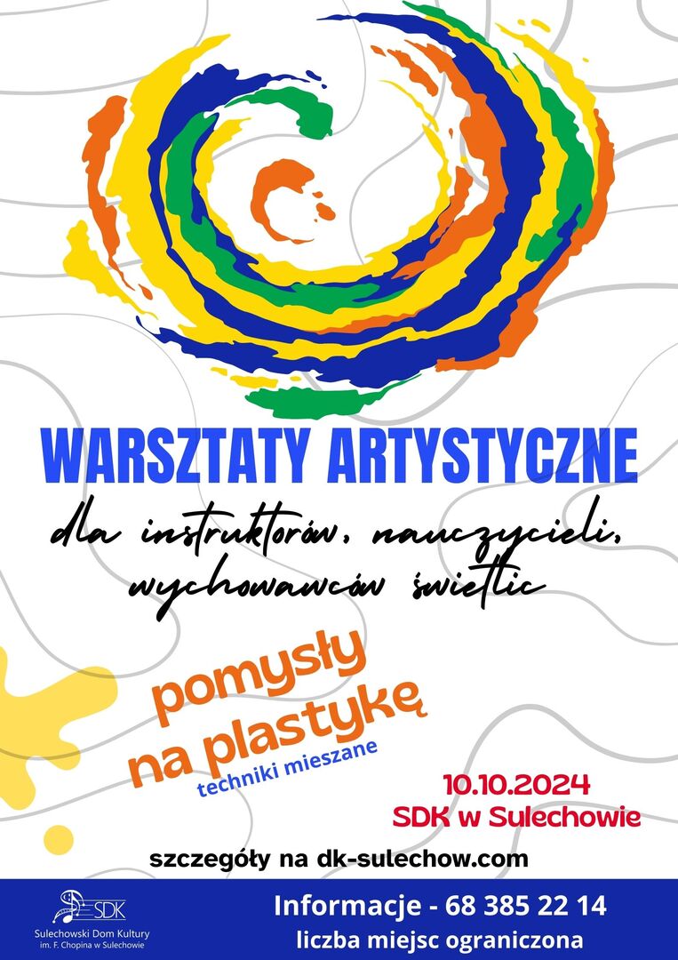 plakat warsztaty