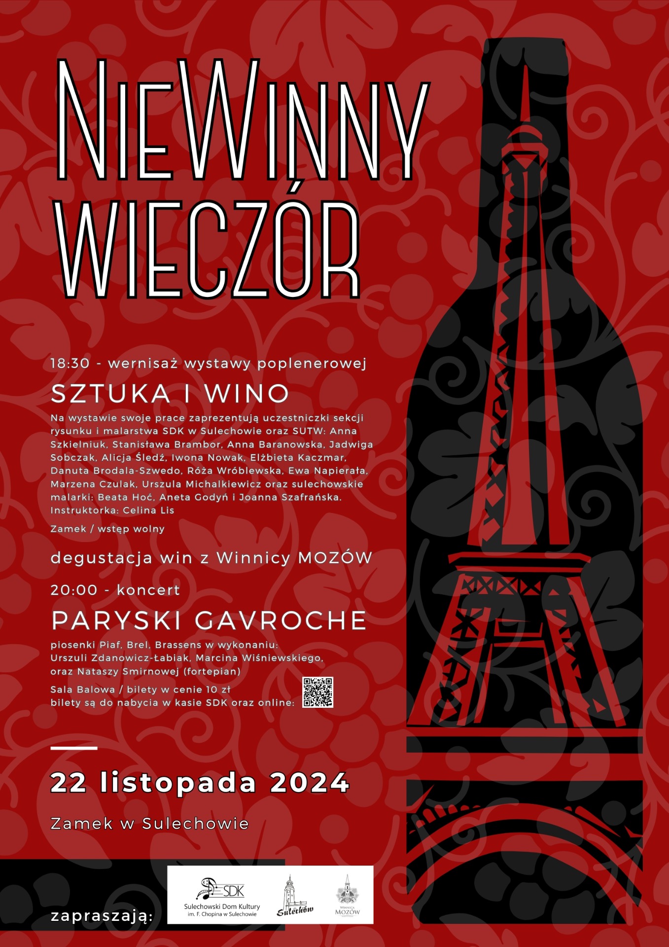 plakat NieWinny Wieczór