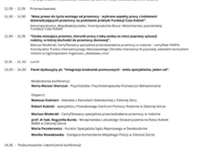 PROGRAM KONFERENCJI