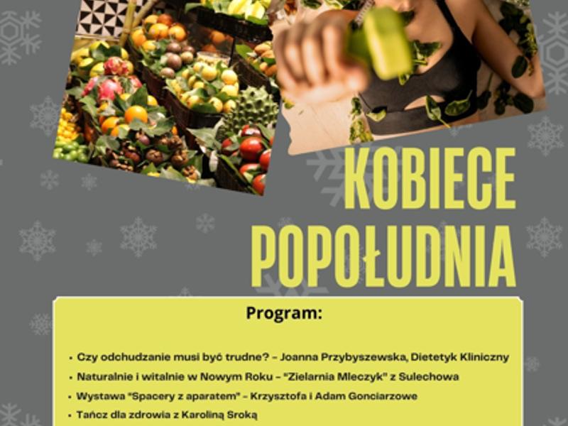 KOBIECE POPOŁUDNIE grafika styczeń 2025