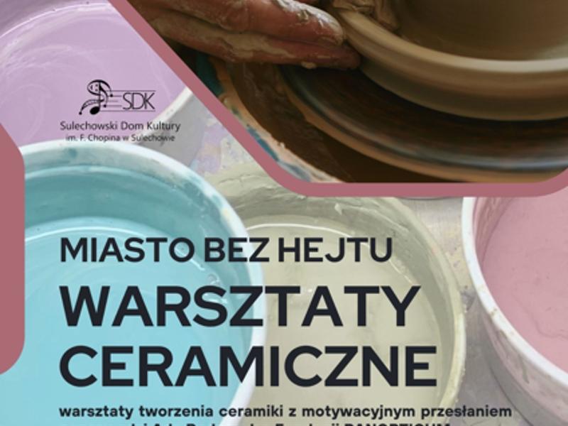 plakat WARSZTATY CERAMICZNE