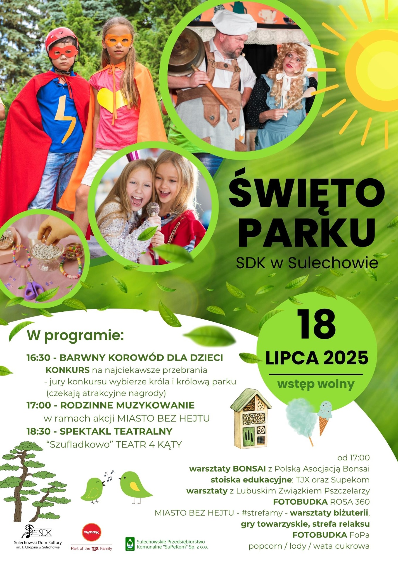 plakat ŚWIĘTO PARKU