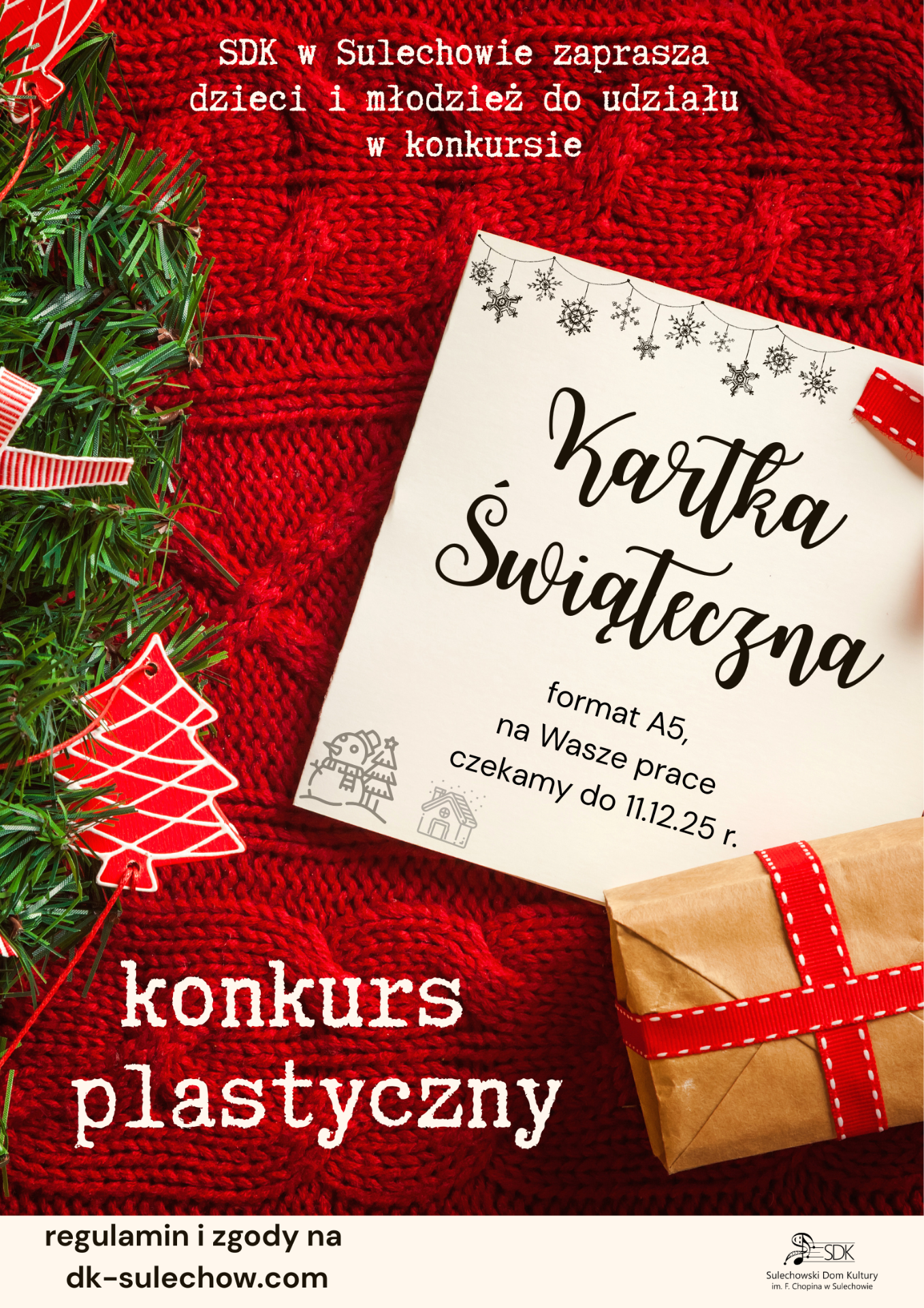 plakat kartka bożonarodzeniowa 2025