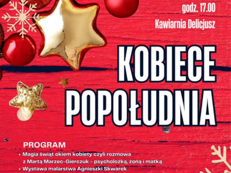 plakat KOBIECE POPOŁUDNIE