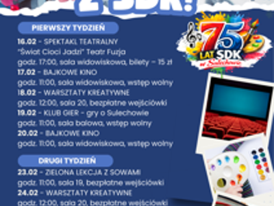 FERIE 2026 z SDK w Sulechowie