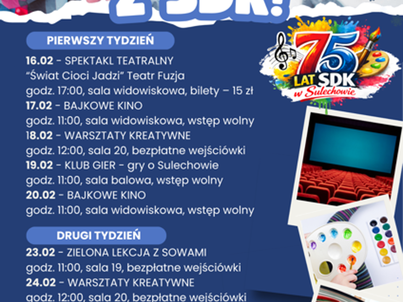 FERIE 2026 z SDK w Sulechowie