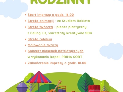Plakat PIKNIK RODZINNY